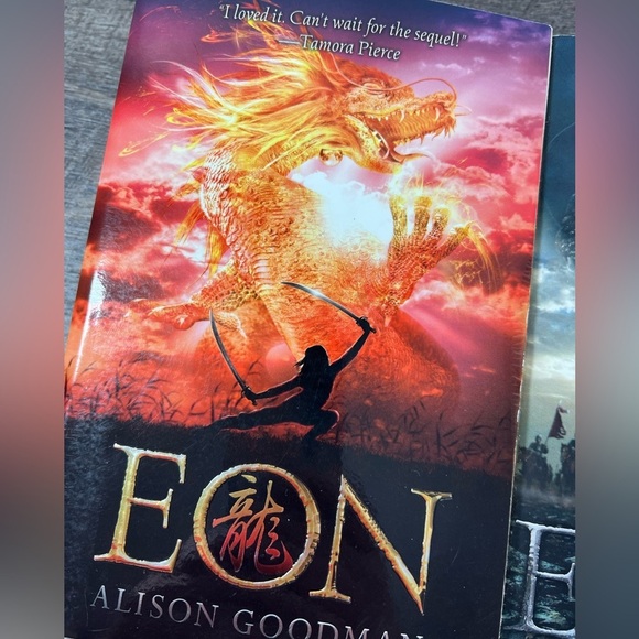 Eon and the sequel Eona Books Dragonseye Reborn softcover fiction Fantasy - Picture 6 of 6